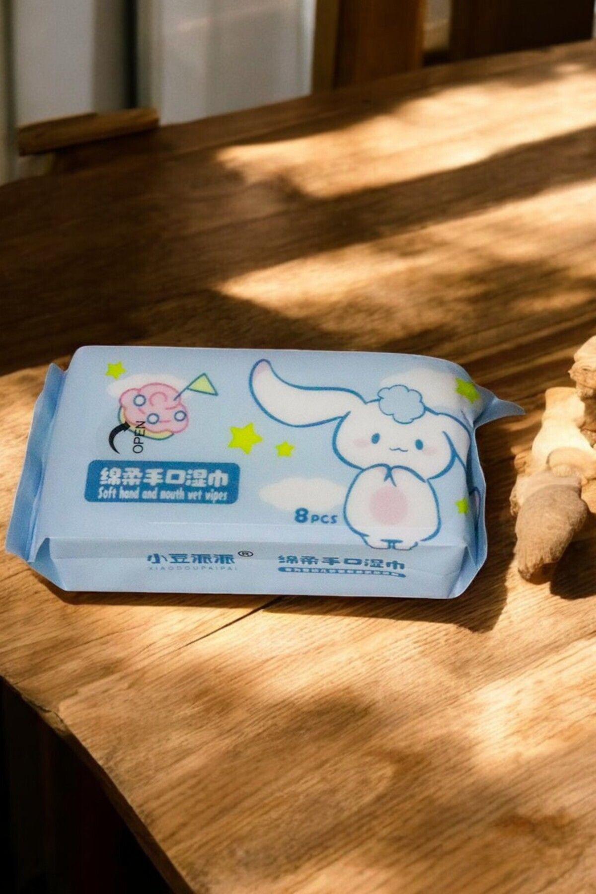 3'lü Kuromi Cinnammaroll My Melodi 3'lü 8 adet Islak Mendil Seti