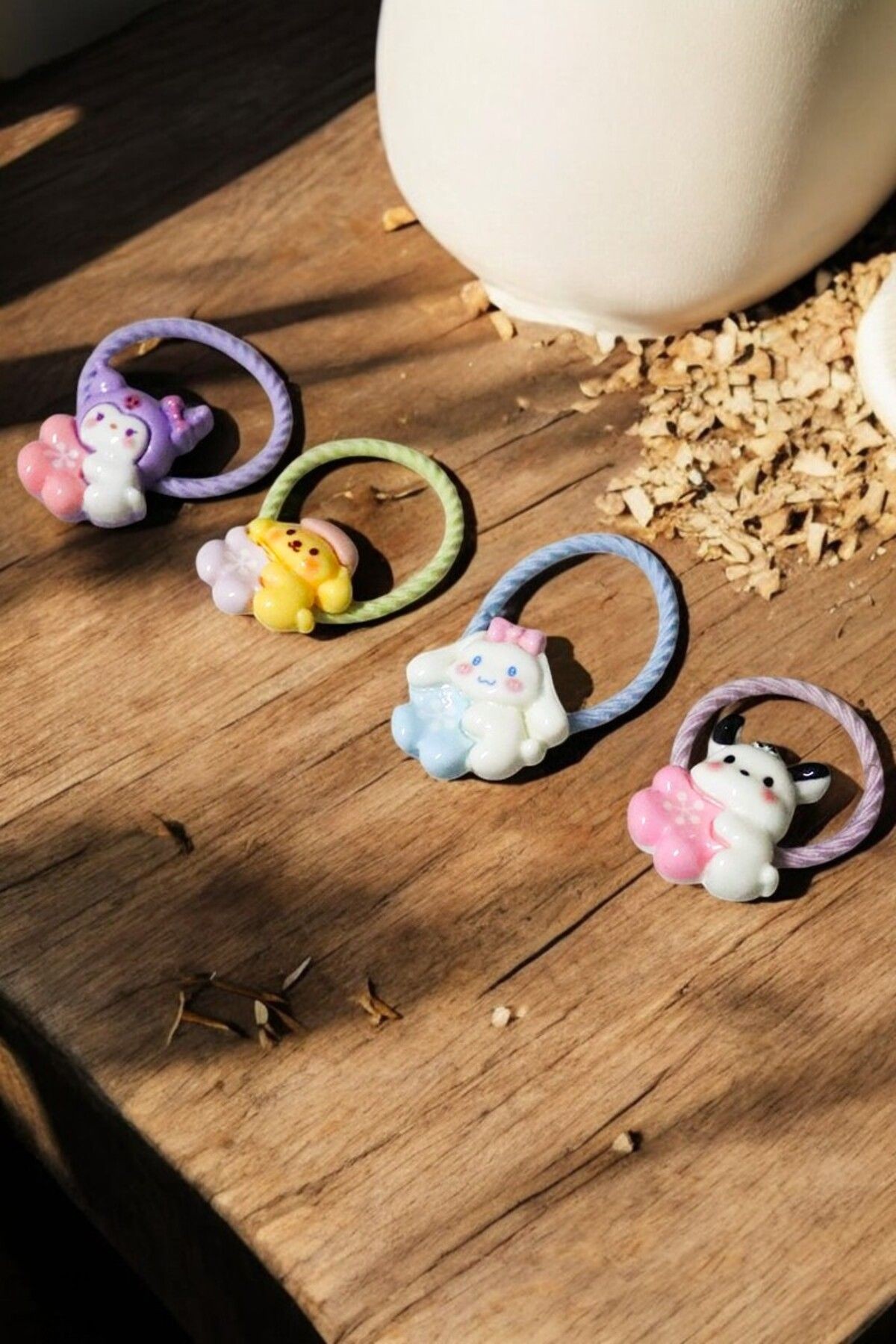 Kuromi My Melodi Cinnamaroll Hello Kity Pampampurim Pochaco Tasarımlı Çocuk Tokası