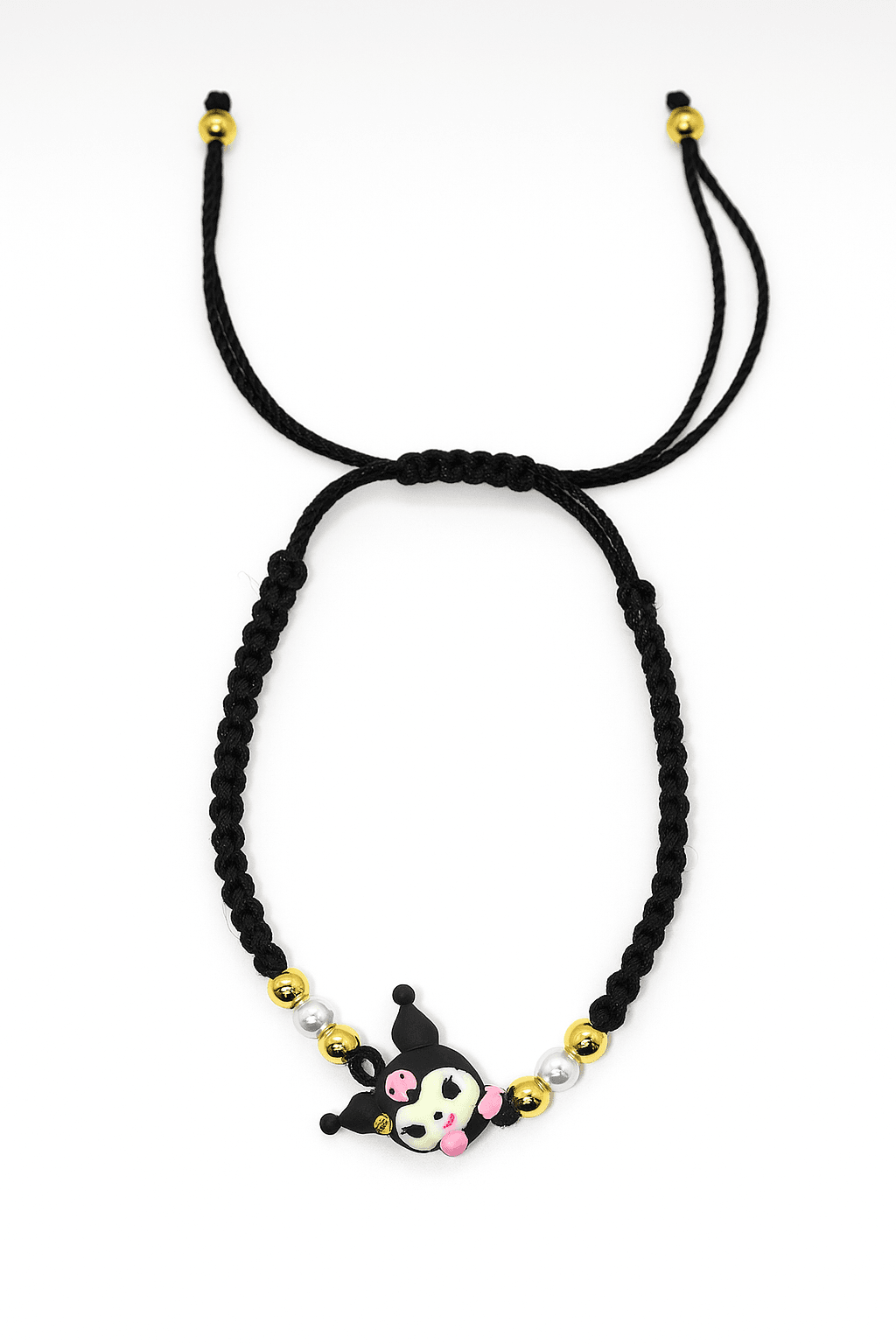 Kuromi Hello Kity Kedi Kurbağa Panda My Melodi Tasarımlı İpli Bileklikler