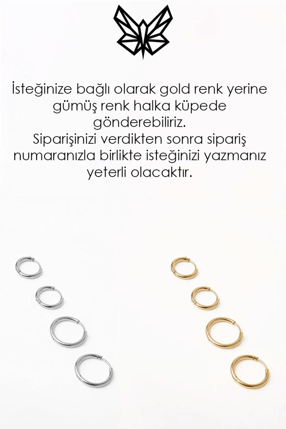 Çelik Kararmaz Gitar Kiraz Gökkuşağı Çelik Halka İnci Top Tektaş ve Baget Taşlı Çelik Küpe Set