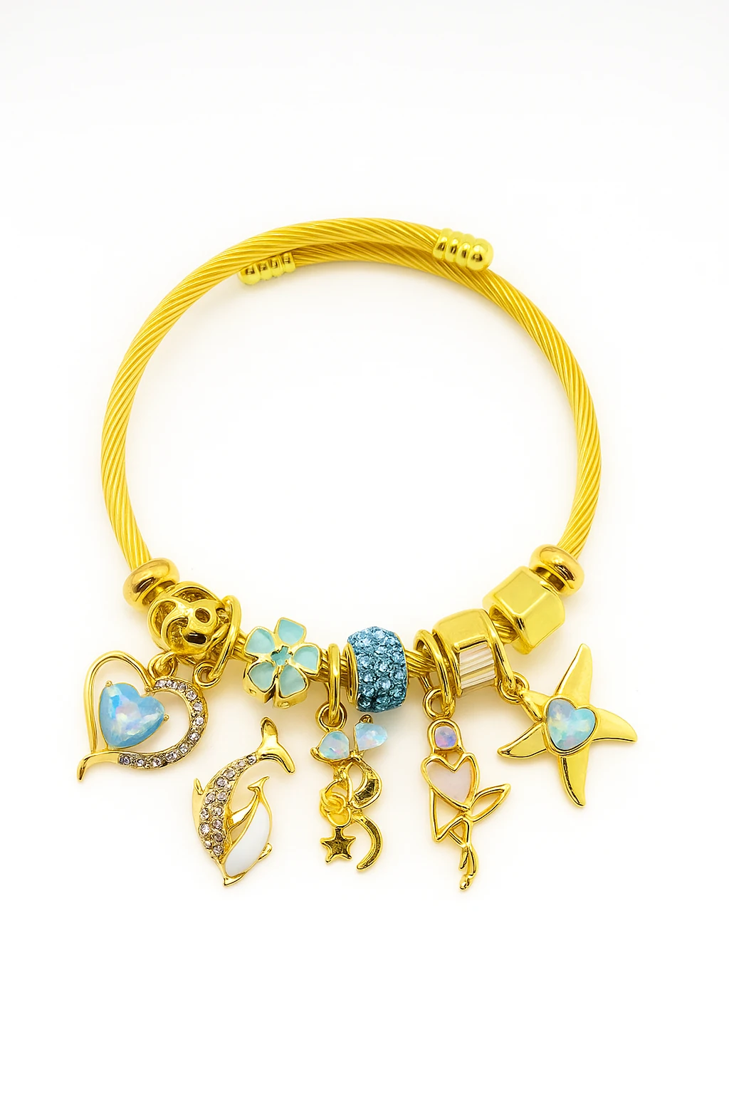 Çocuk Boyu Paslanmaz Kararmaz Çelik Charm'lı Bileklik