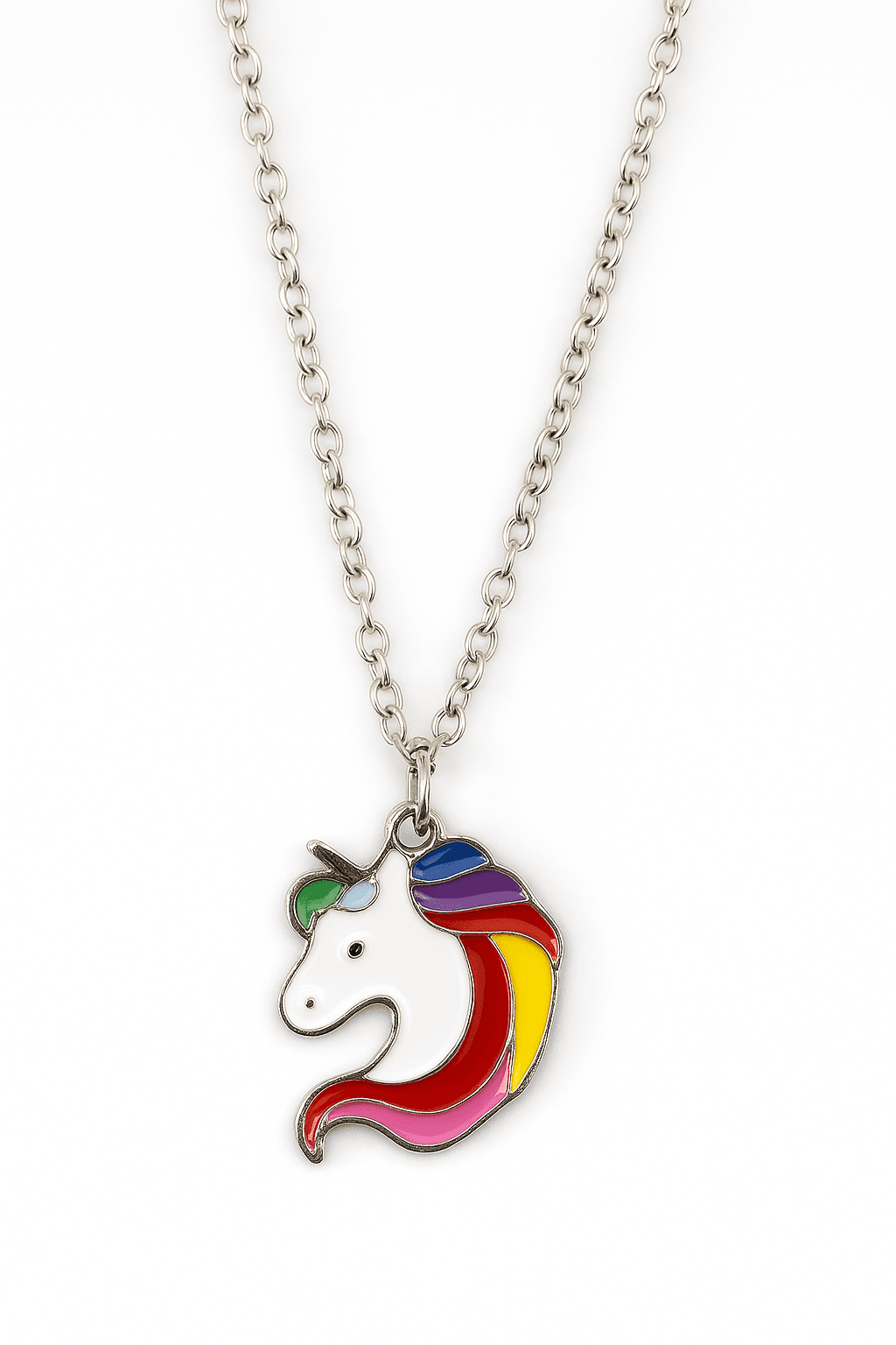 Unicorn Tasarımlı Çocuk Genç Kolyeleri Arkadaşlık Kolyesi
