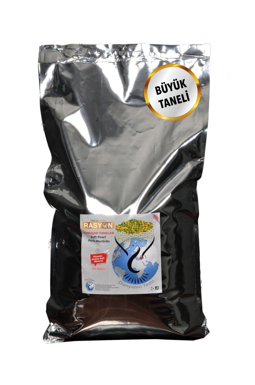 Rasyon Yumuşak Taneler Büyük Taneli - 10 Kg