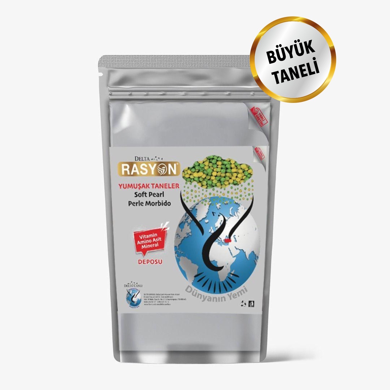 Rasyon Yumuşak Taneler Büyük Taneli - 1 Kg