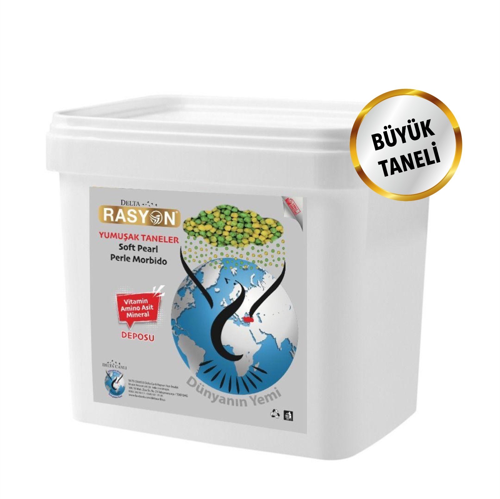 Rasyon Yumuşak Taneler Büyük Taneli - 5 Kg