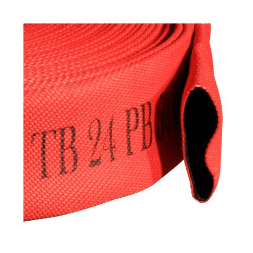 Yangın Hortumu, İçi Pvc Dışı Bez, Rakorlu/Rakorsuz, Kırmızı/Beyaz Renk, 1"-4" Tüm Ölçüler TS 9222 Belgeli