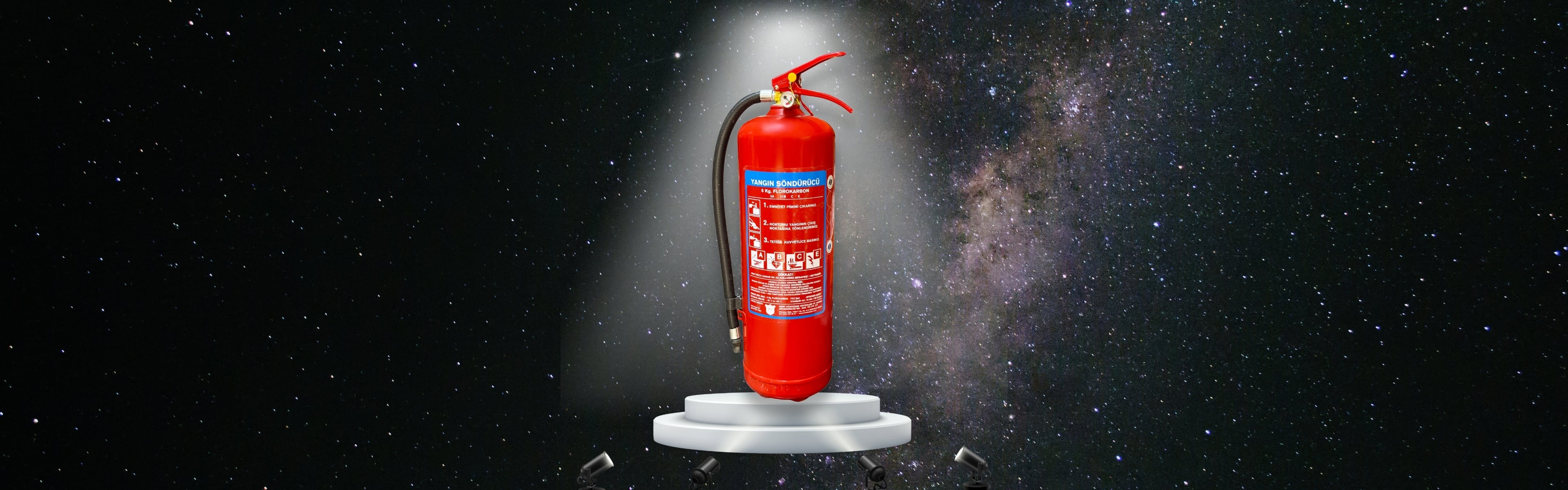 Florokarbon Yangın Tüpü ABCE Sınıfı