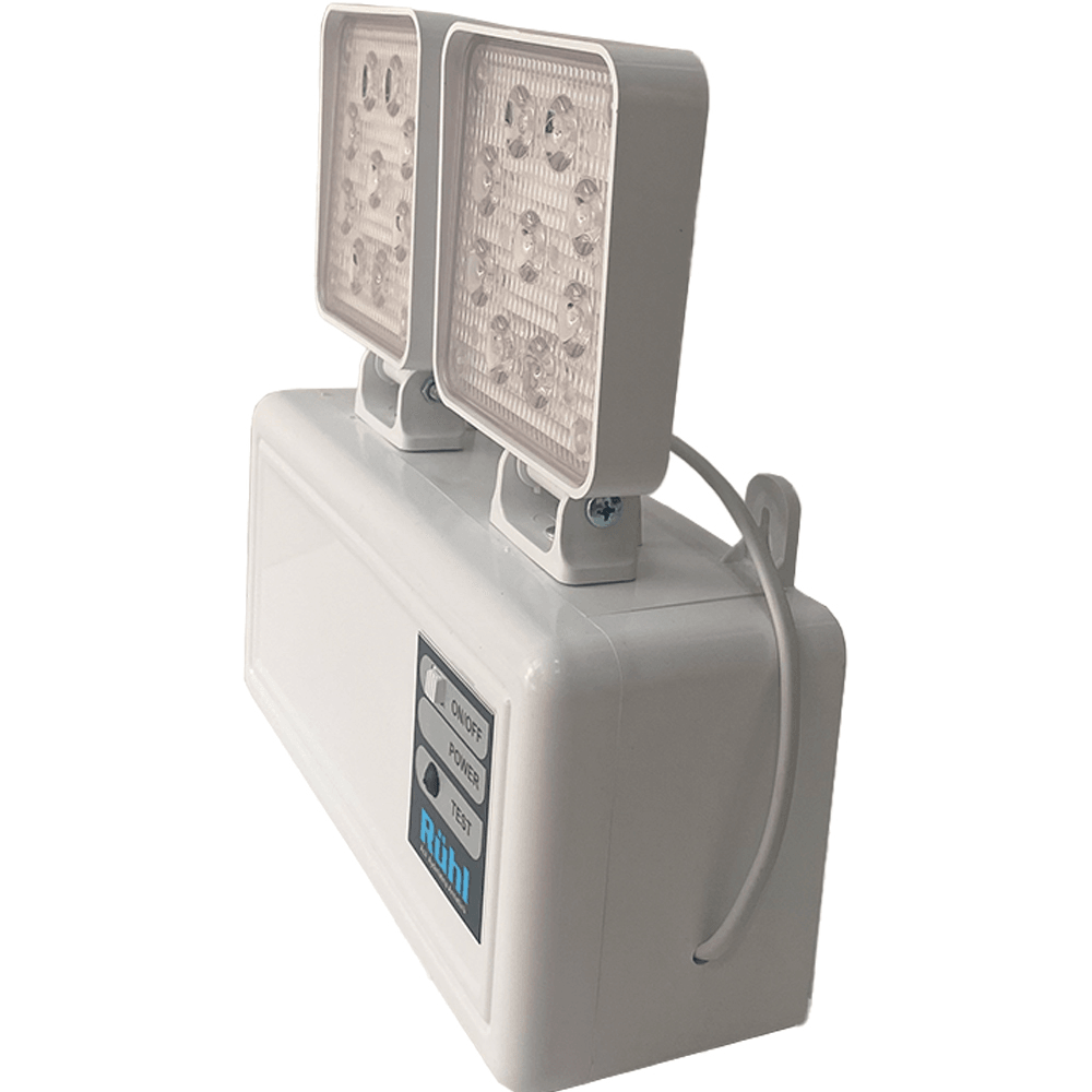 180 Dk Acil Aydınlatma Armatürü, Elektrik Kesintisi Durumunda, Yangın, Deprem Armatürü Şarjlı Led Aydınlatma 2x5W & 2x10W