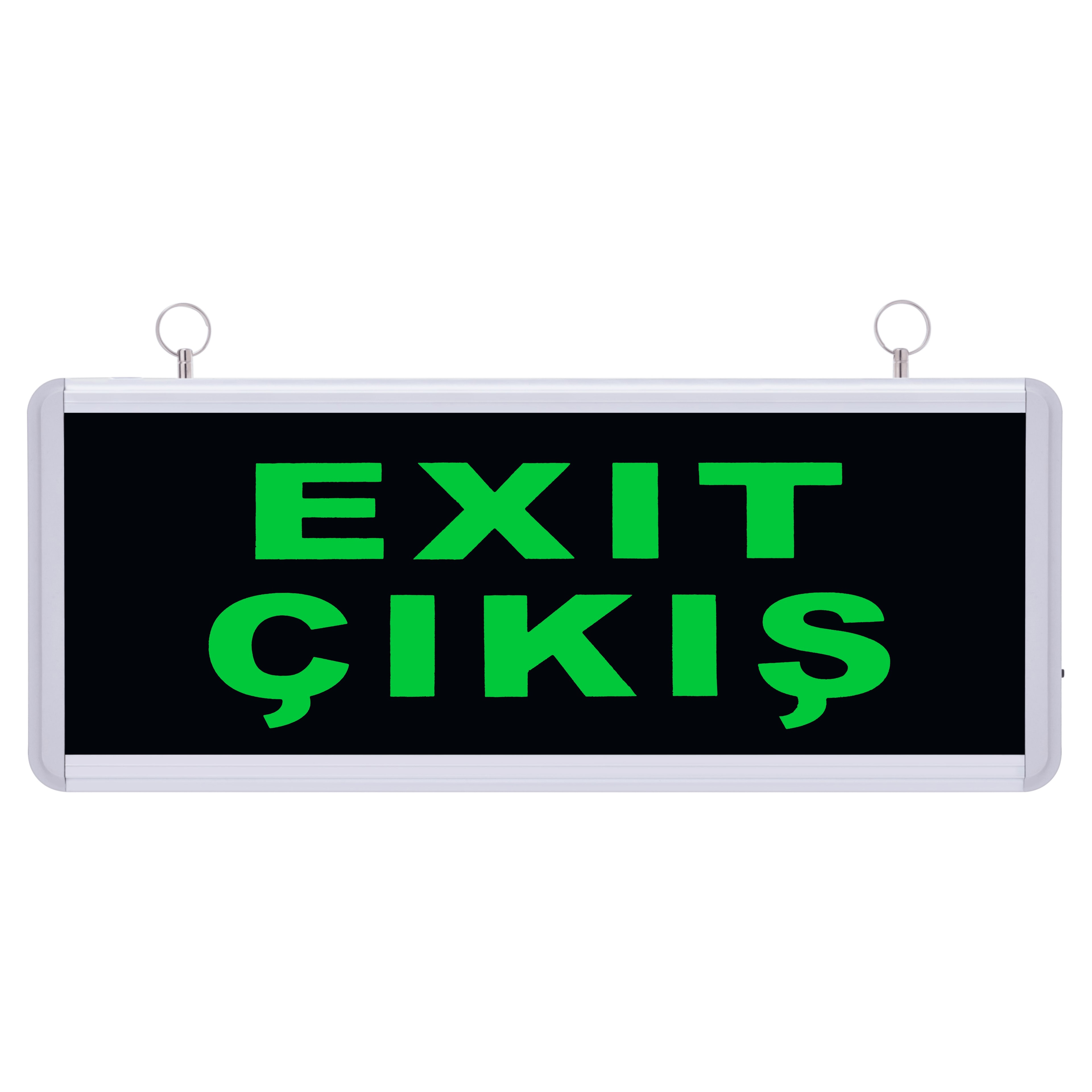 Exit - Çıkış Çift Yönlü 180 Dk Exit Yönlendirme Armatürü Acil Çıkış SG-003