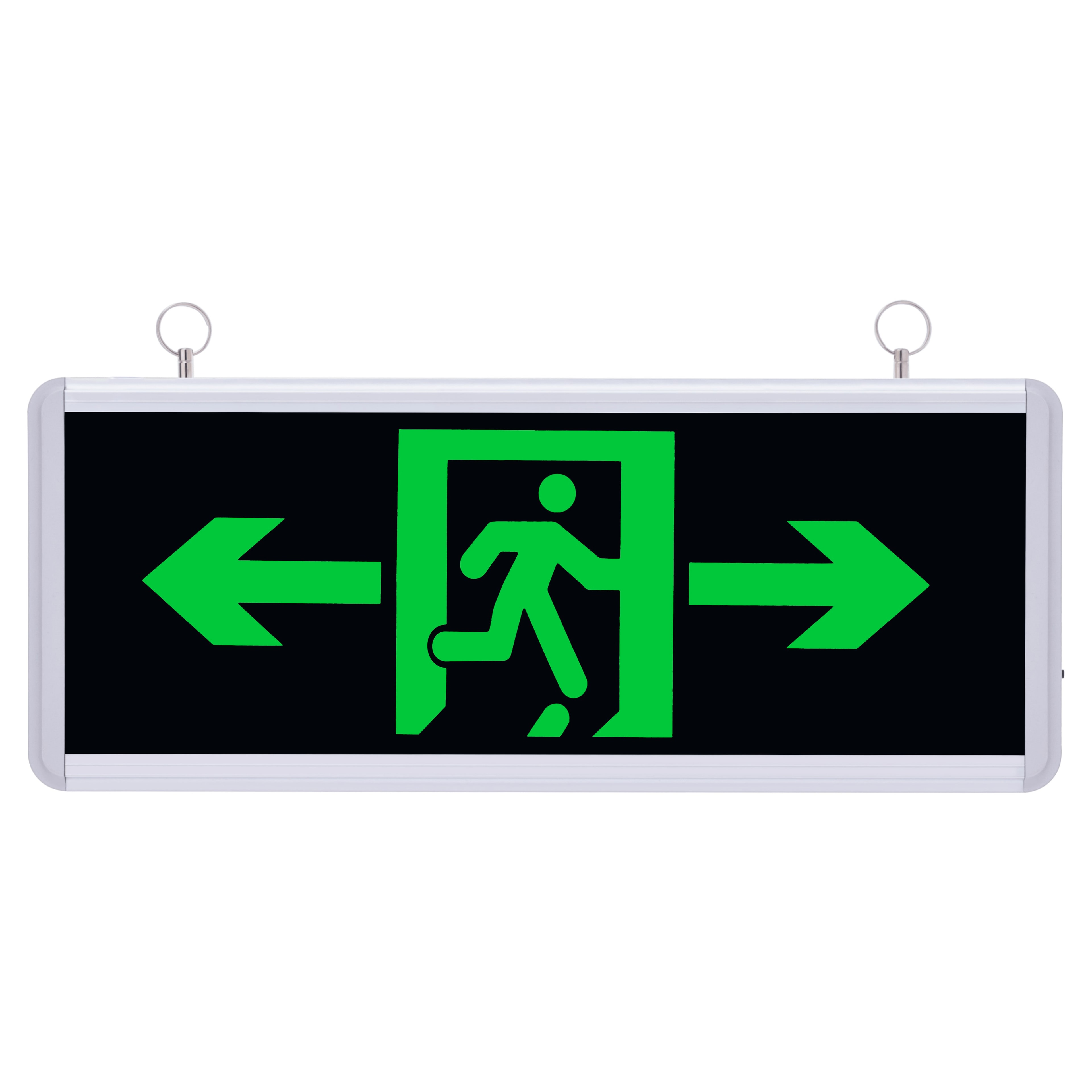 Çift Oklu Exit - Acil Çıkış Çift Yönlü 180 Dk Exit Yönlendirme Armatürü SG-004