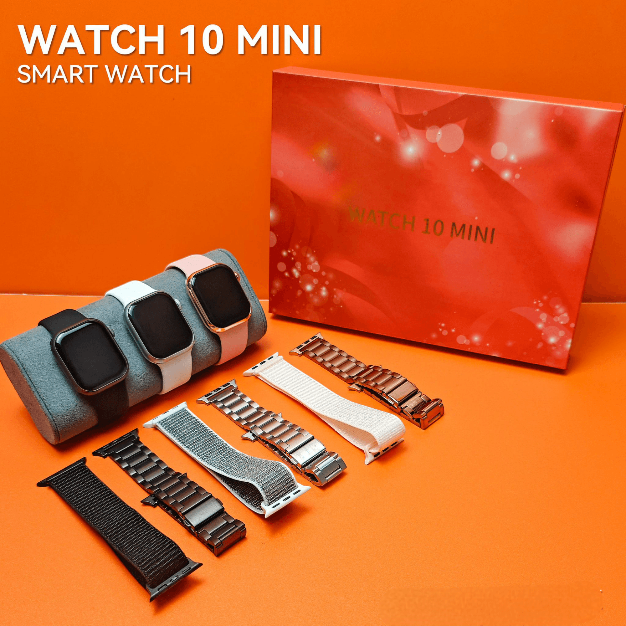 Watch 10 Mini iOS Android Uyumlu Akıllı Saat (Valentine Edition)