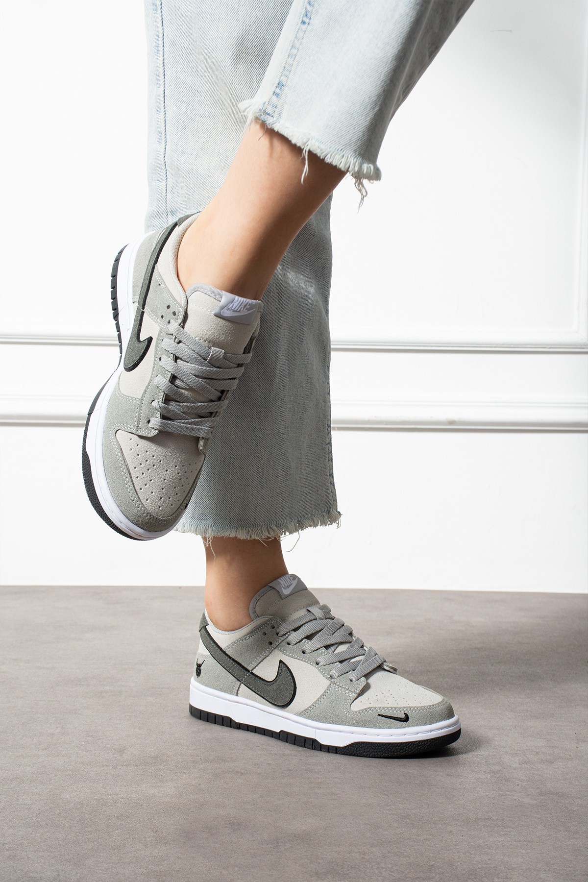 Nk Dunk Low Unisex Gri Taş Venom