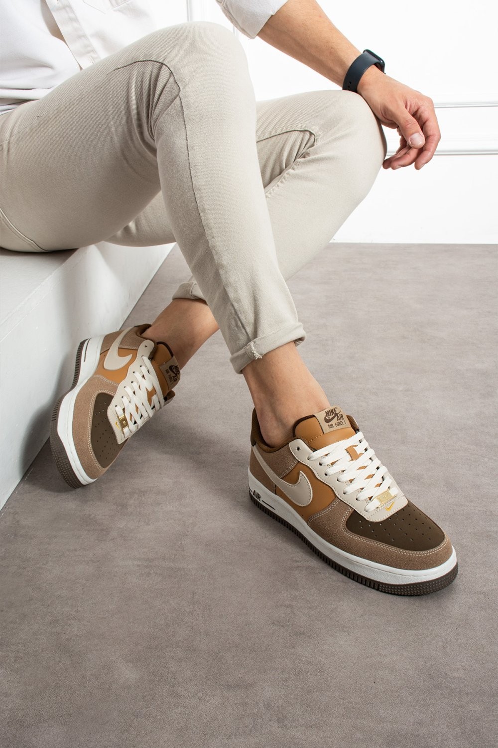 Nk Airforce1 Vizon Kahve Bej Unisex