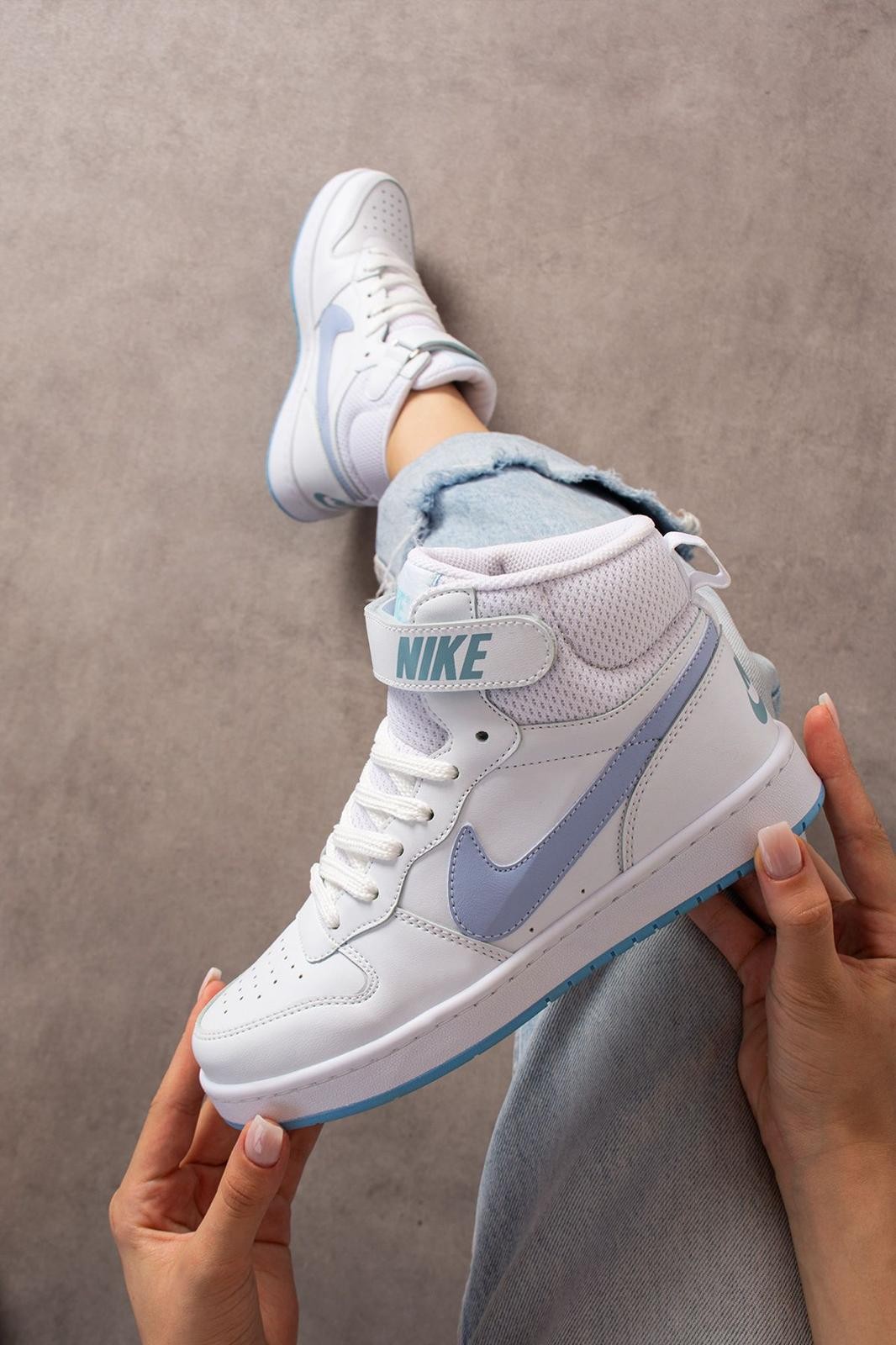 Jordan Sneakers - Beyaz Turkuaz