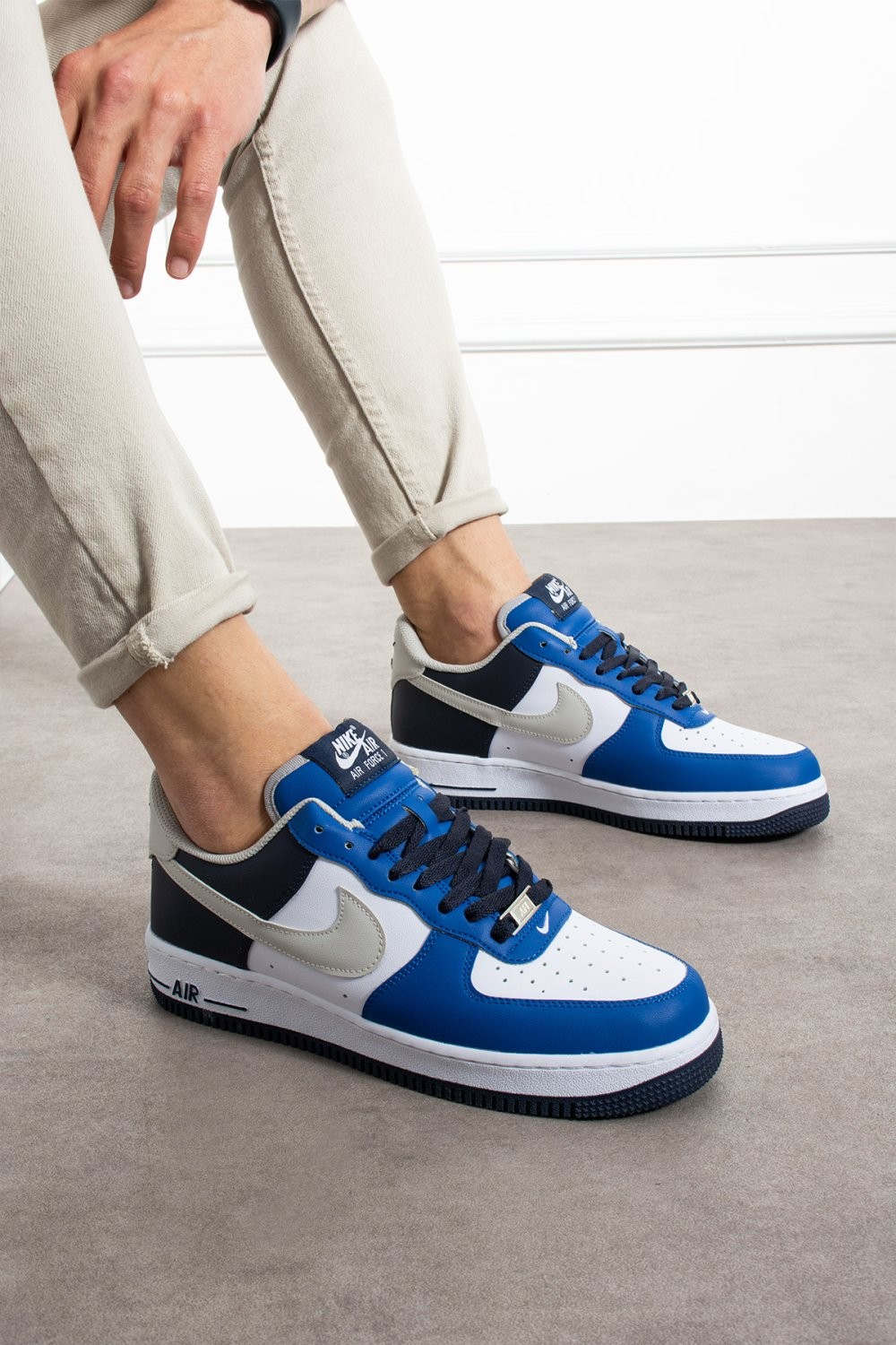 Nk Air force1 Sax Beyaz Laci Gri Unisex
