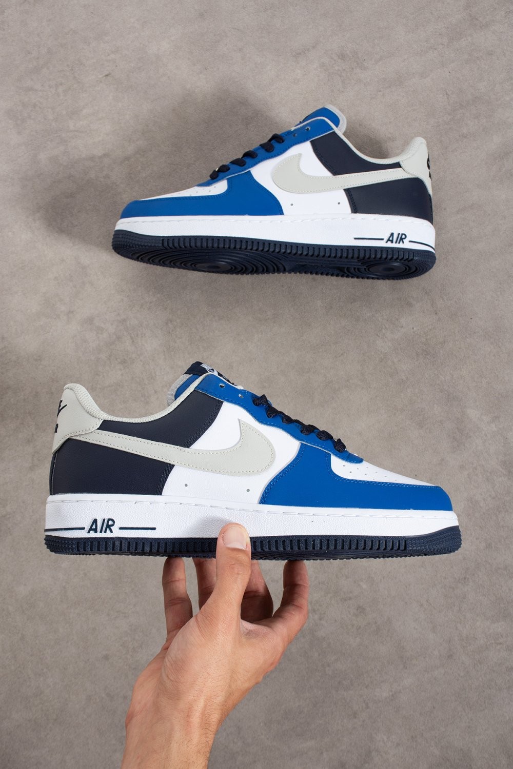 Nk Air force1 Sax Beyaz Laci Gri Unisex