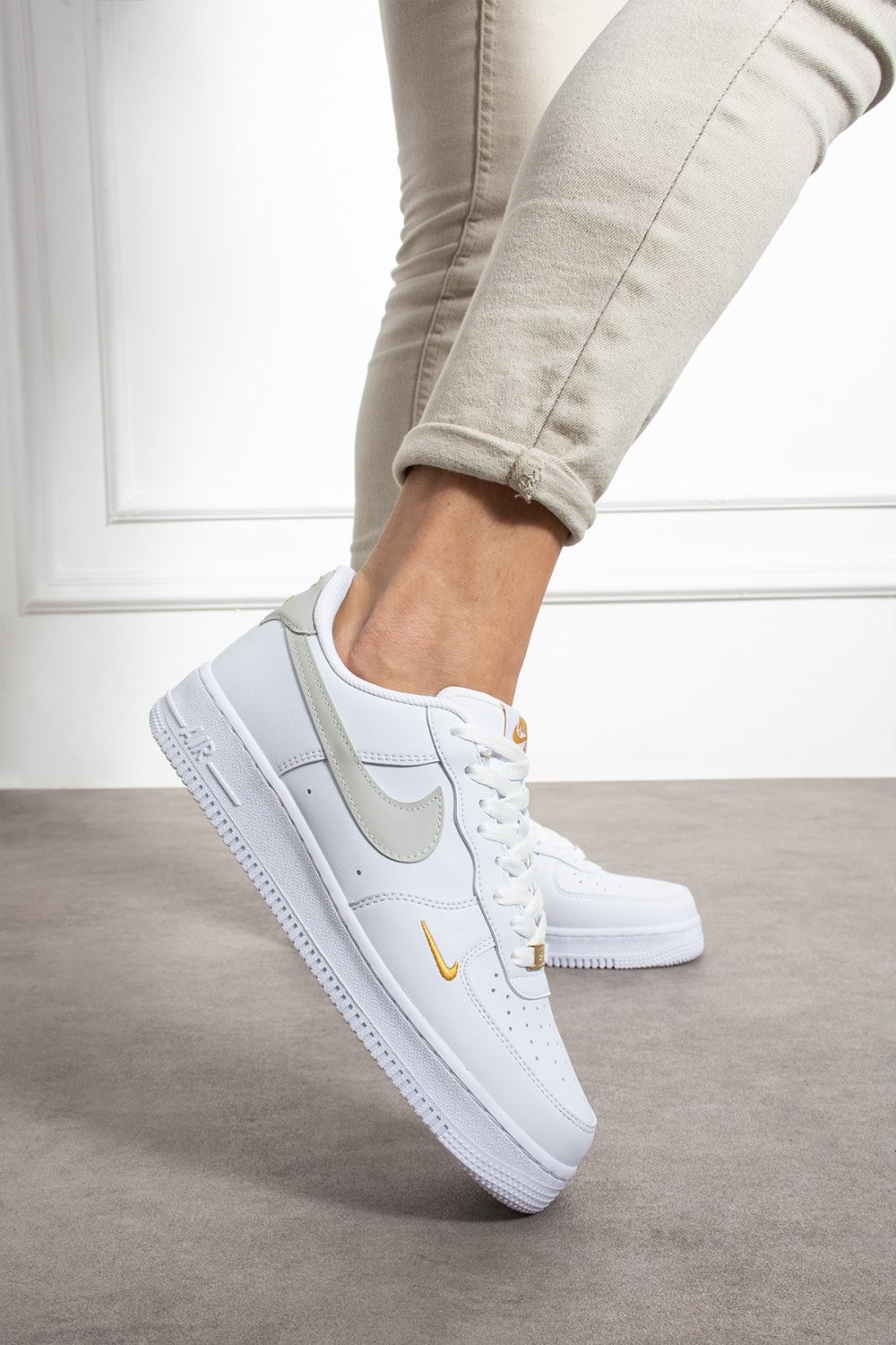 Nk Airforce1 Beyaz  Gri ( Essentıal ) Unisex