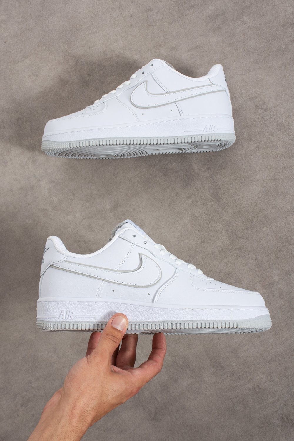 Nk Airforce1 Beyaz Beyaz Gri Unisex