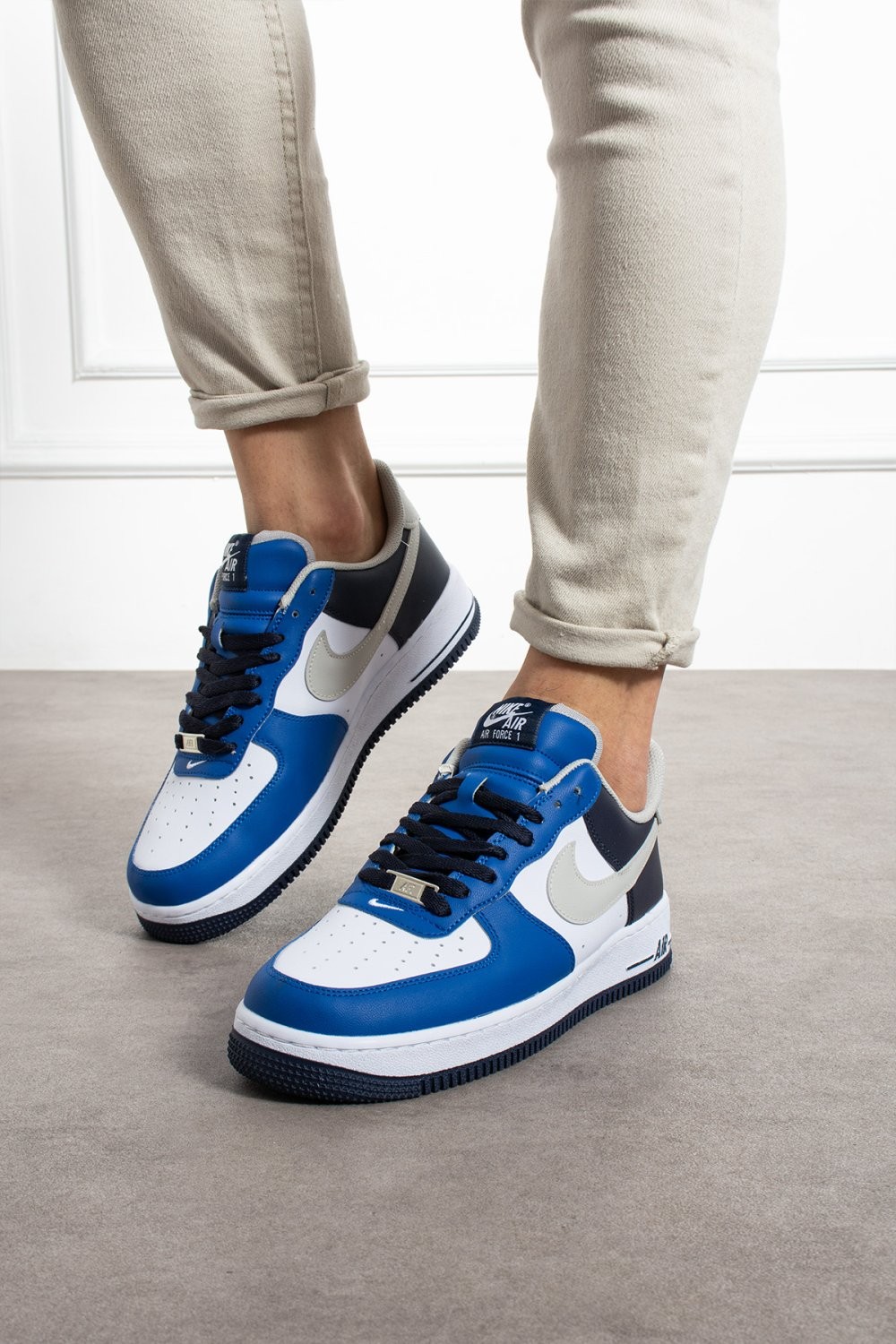 Nk Air force1 Sax Beyaz Laci Gri Unisex