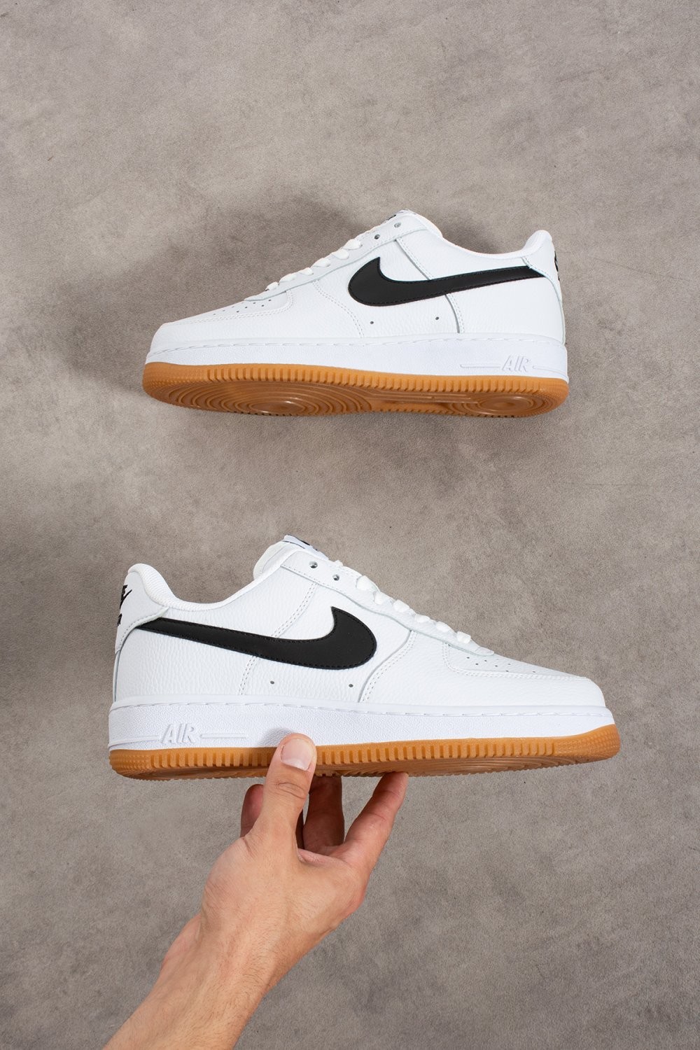 Nk Airforce1 Beyaz Siyah Krep Unisex
