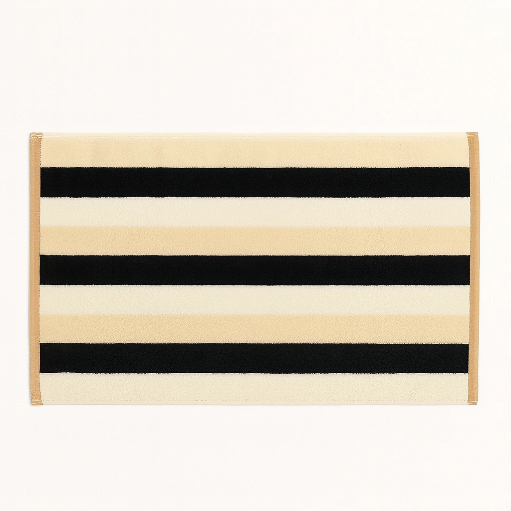 Blok Renkli El Havlusu/Paspas - Sarı