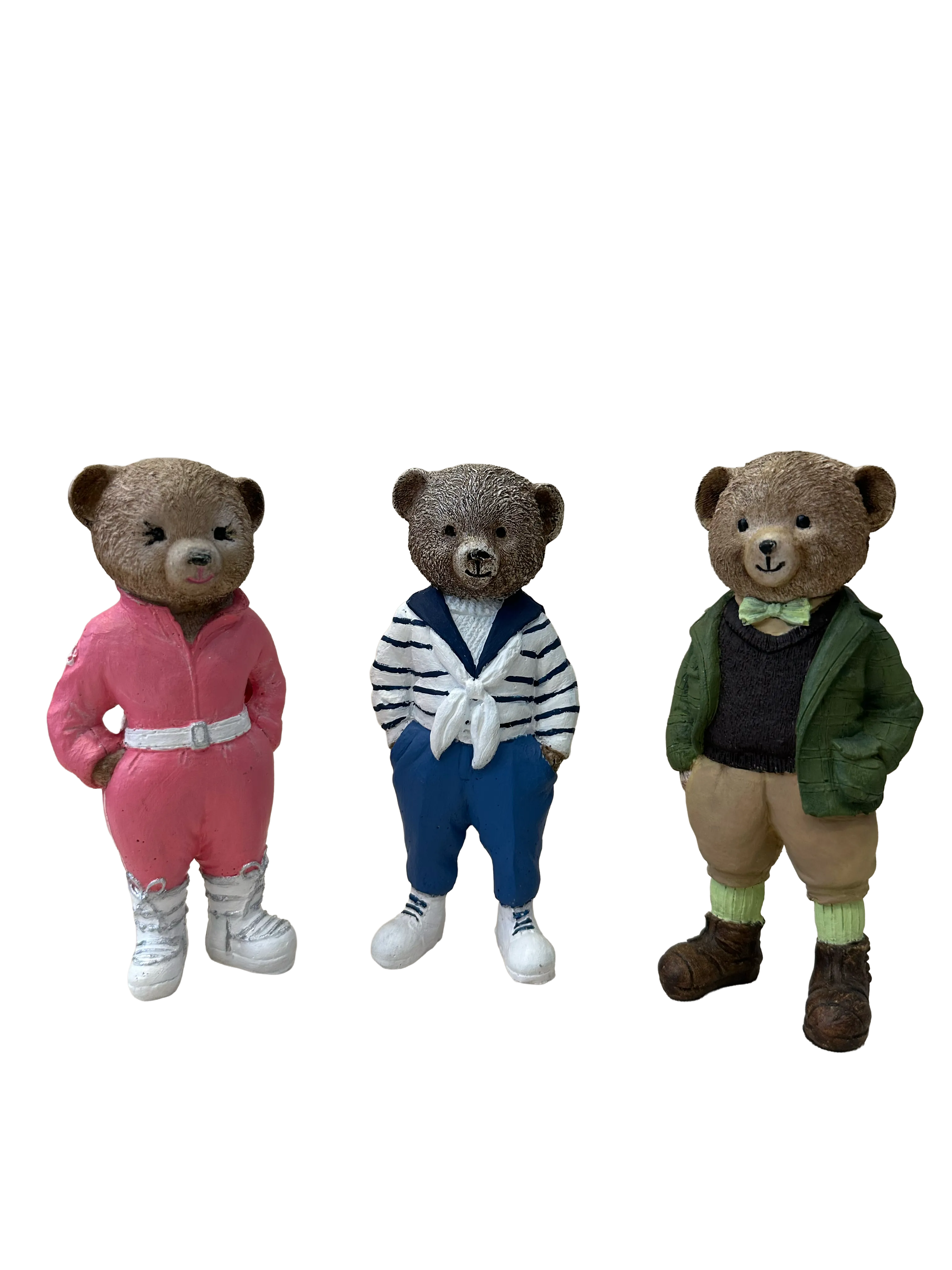 Sevimli Dostlar: 3'lü Koleksiyonluk Teddy Bear Seti (15 cm)