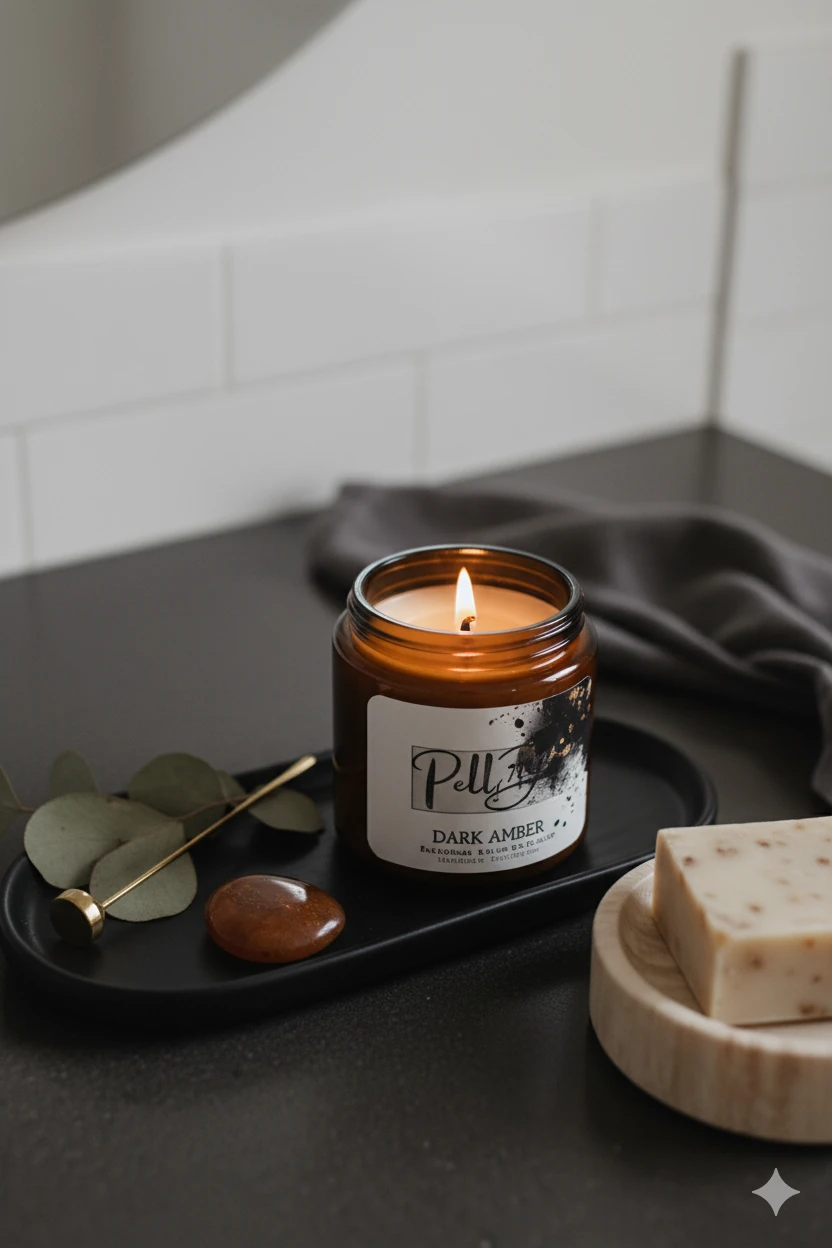 Dark Amber Kokulu Mum 100ml