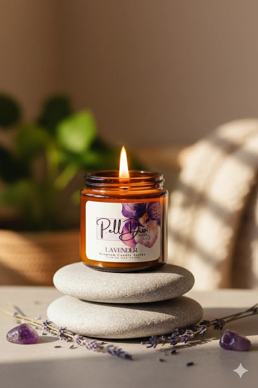 Lavender Kokulu Mum 100ml