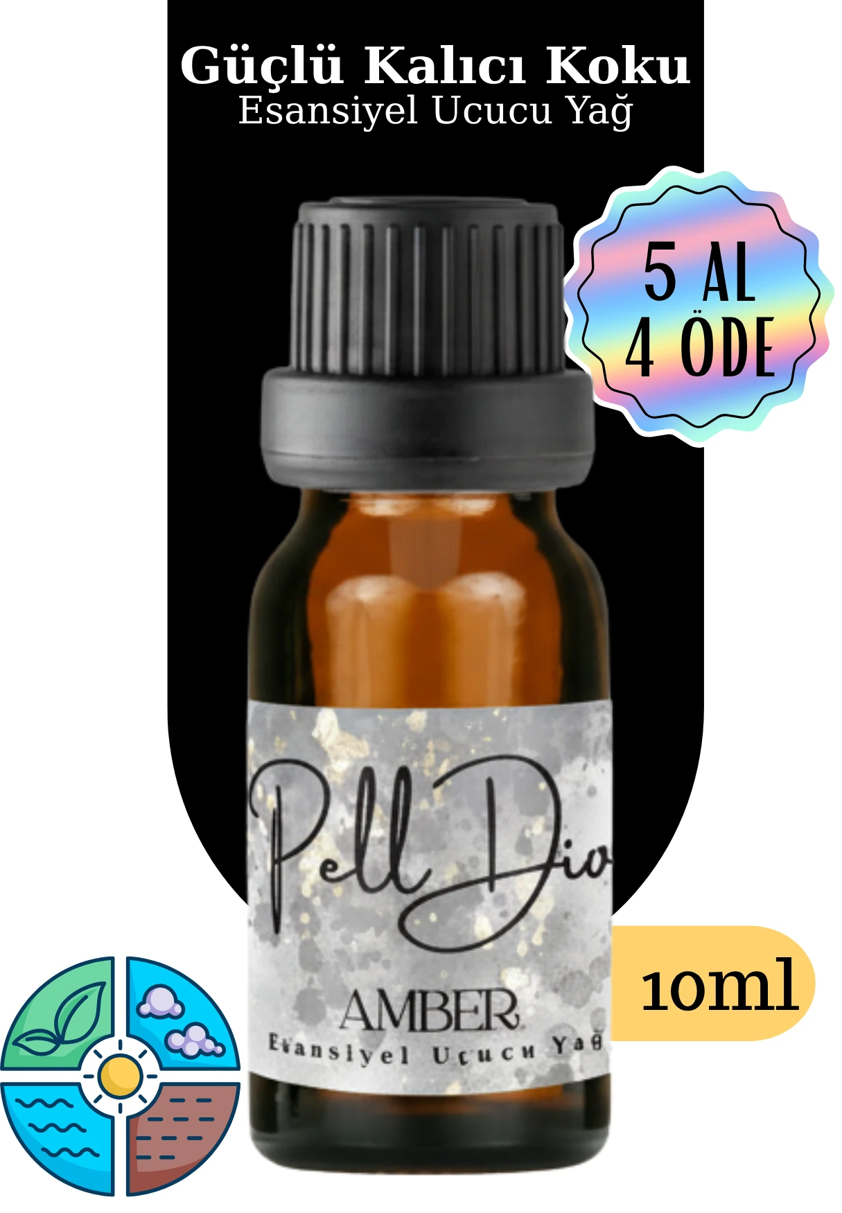 Dark Amber Esansiyel Uçucu Koku Yağı Buhurdanlık Yağı Difüzör Esansı Hobi Esans Ortam Oda 10ml