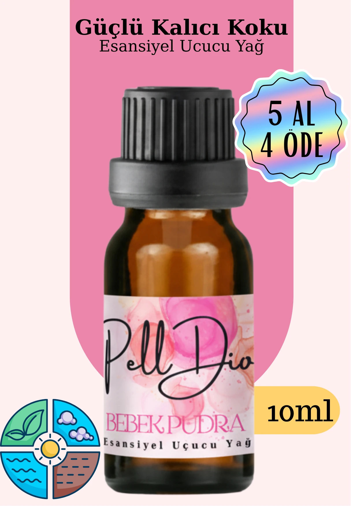 Baby Powder Esansiyel Uçucu Koku Yağı Buhurdanlık Yağı Difüzör Esansı Hobi Esans Ortam Oda 10ml