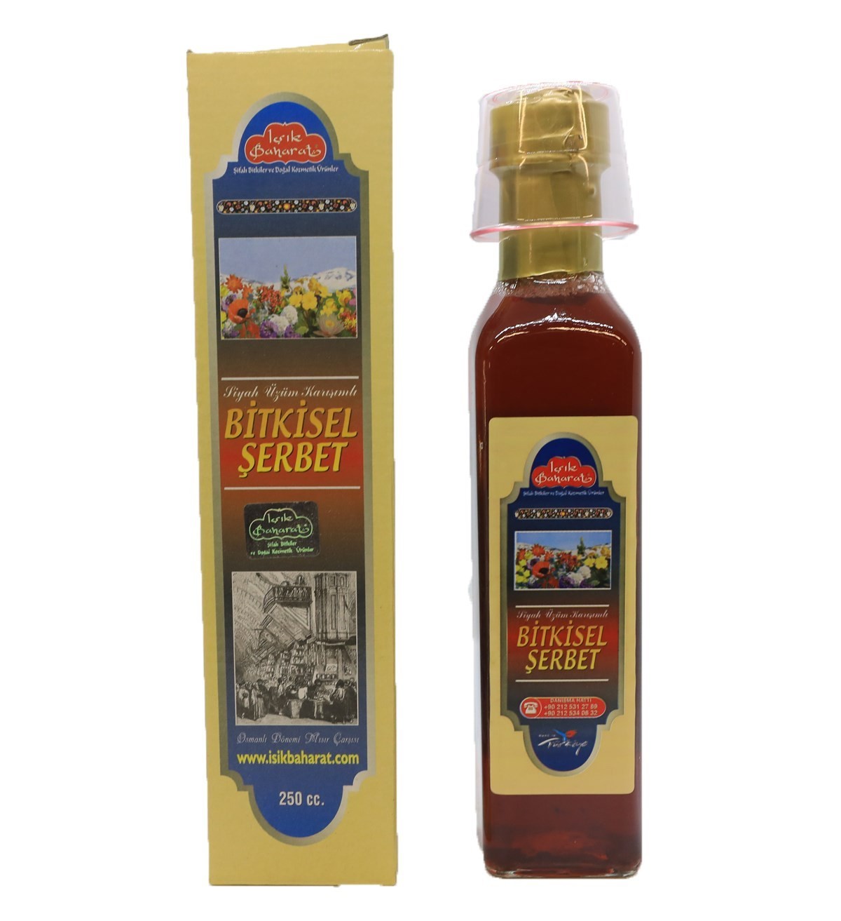 Siyah Üzüm Karışımlı Bitkisel Şerbet 250Cc