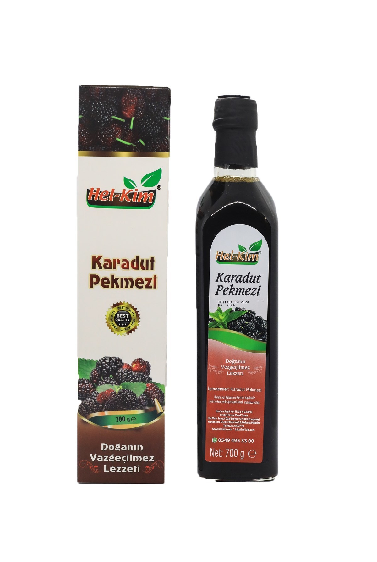 Karadut Pekmezi 750 Ml Silindir Helkim