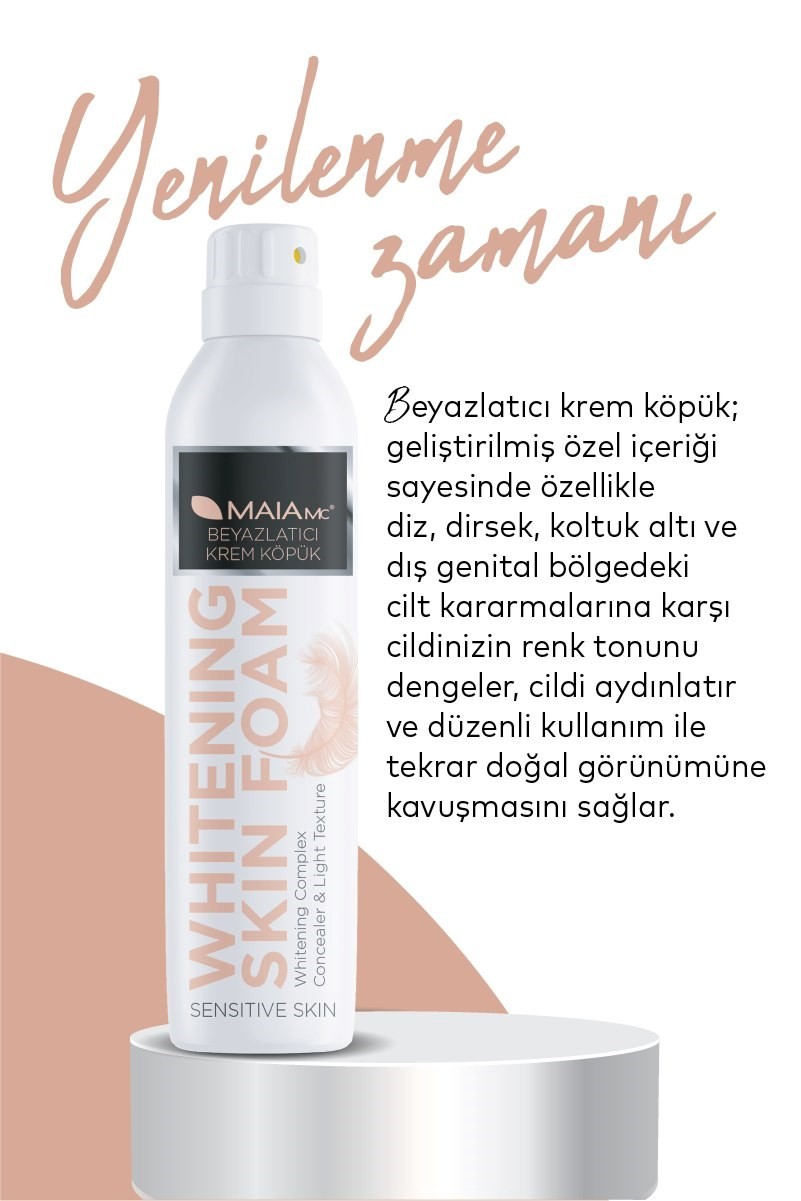 Maia Mc Cilt Beyazlatıcı Krem Köpük 150 ml