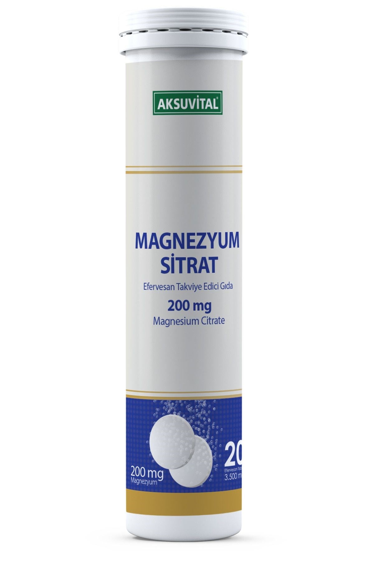 Aks Magnezyum Efervesan 20 Tablet