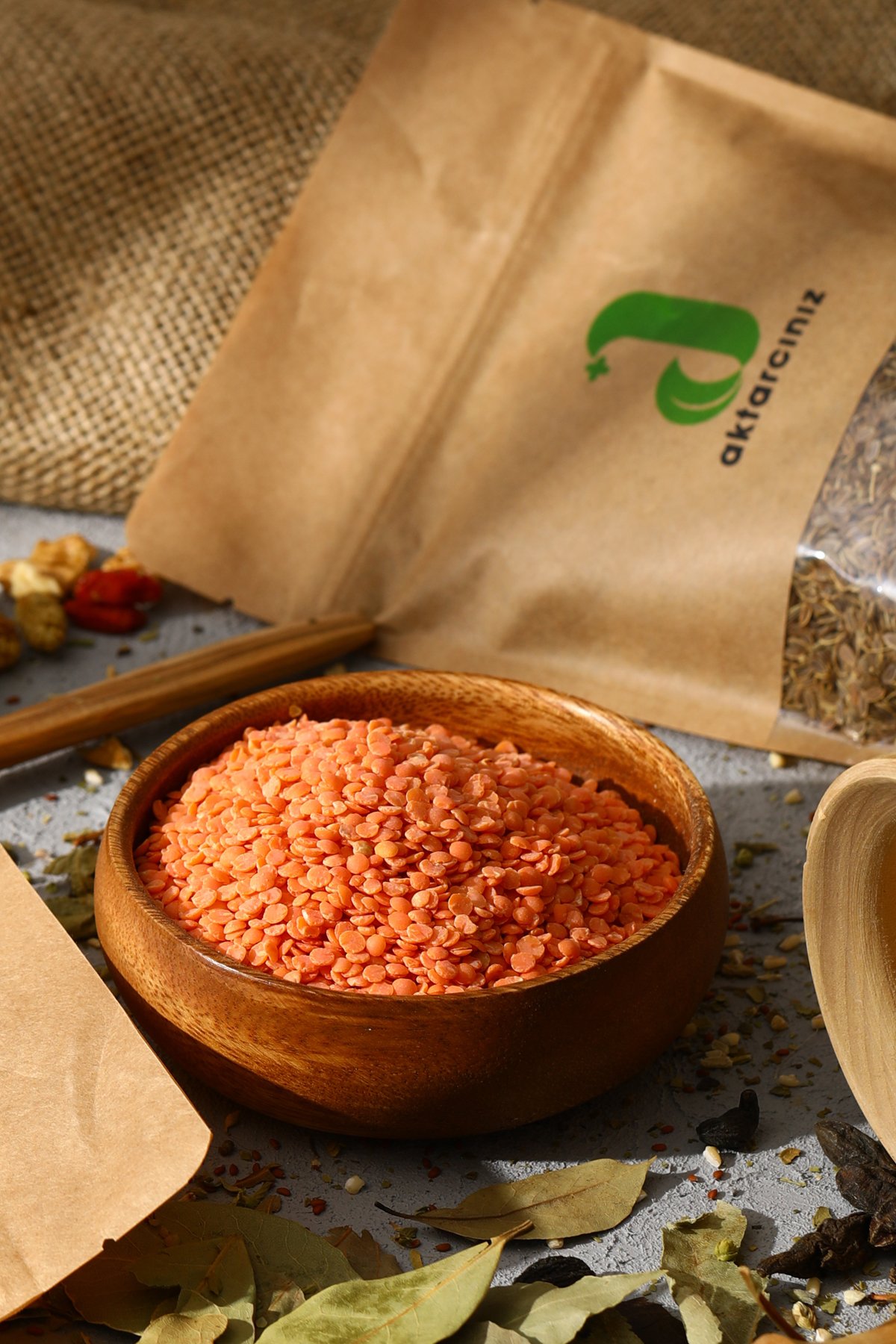 Kırmızı Mercimek Yaprak Naturel 1000 gr
