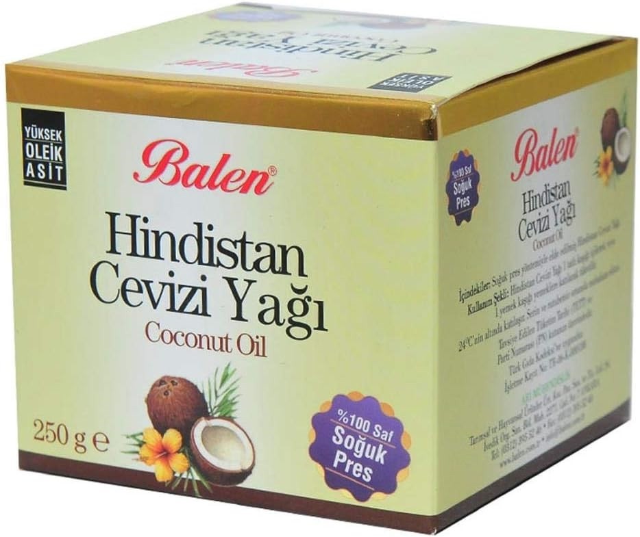 Balen Hindistan Cevizi Yağı 250 gr 3 Adet