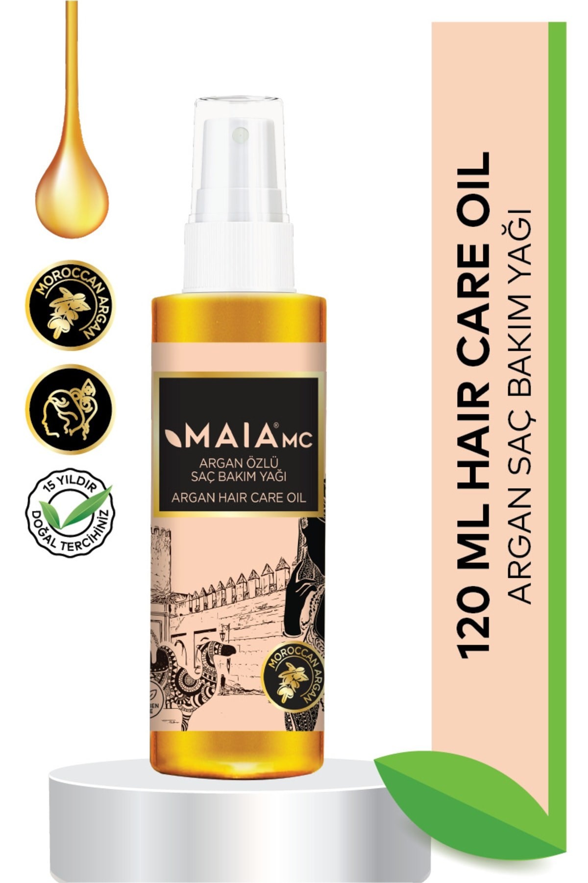 Maia Mc Argan Özlü Saç Bakım Yağı 120 ml