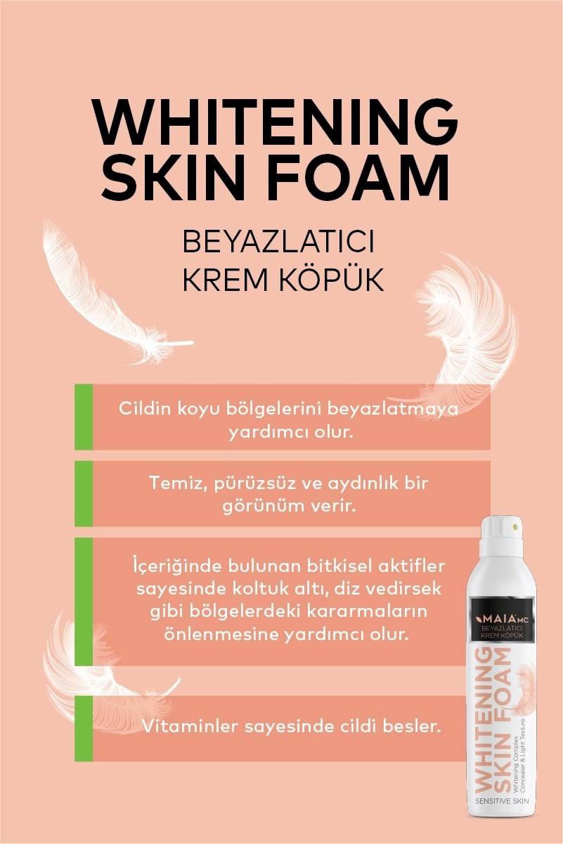 Maia Mc Cilt Beyazlatıcı Krem Köpük 150 ml