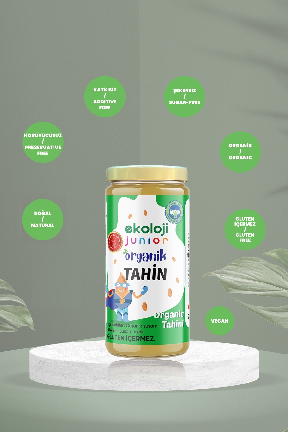 Junior Glutensiz Organik Tahin 230 gr