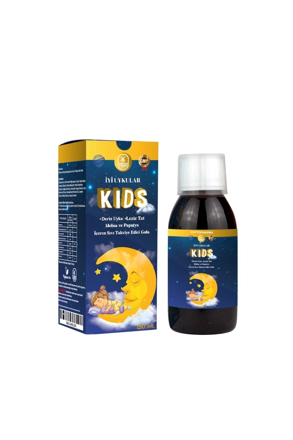 Kids Uyku Şurubu Melisa Papatya Içeren Damla 150 Ml Şişe İyi Uykular