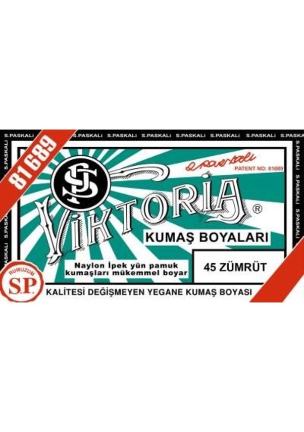 Viktoria Kumaş Boyası Zümrüt No:45