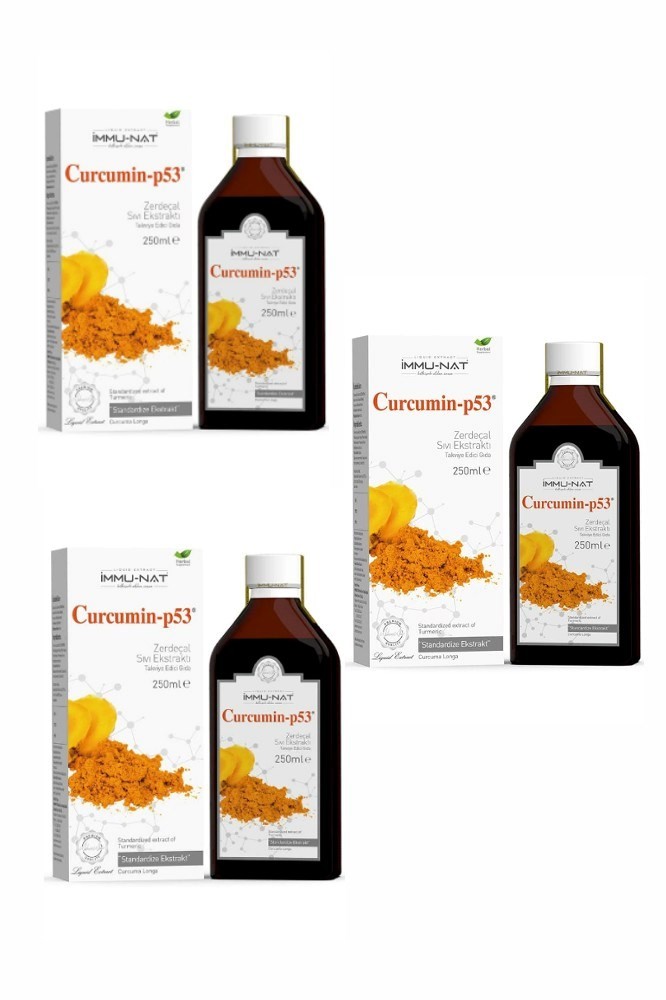 Zerdeçal Ekstraktı Curcumin p53 250 ml x 3 Adet