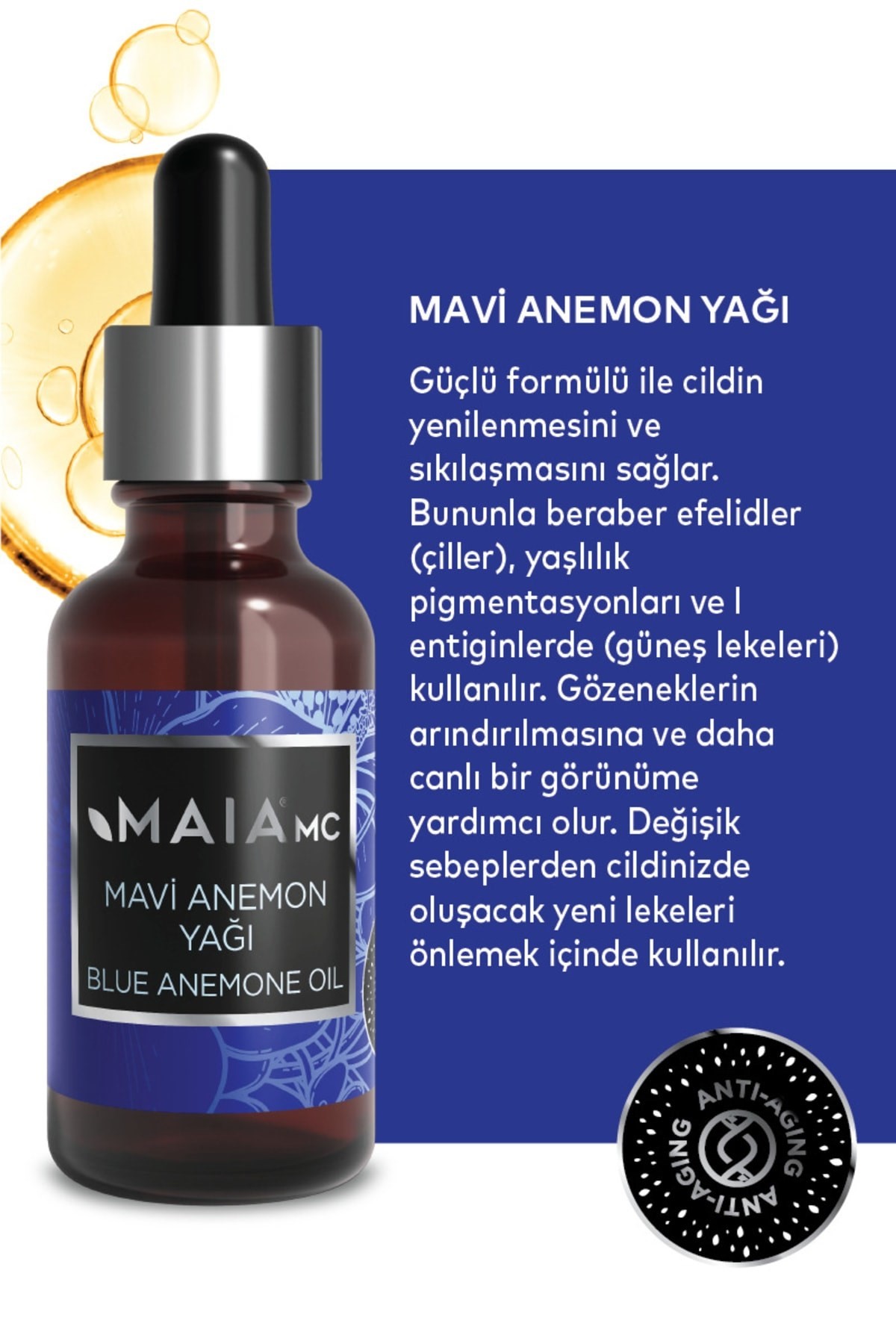 Maia Mc Mavi Anemon Yağı 20 Ml