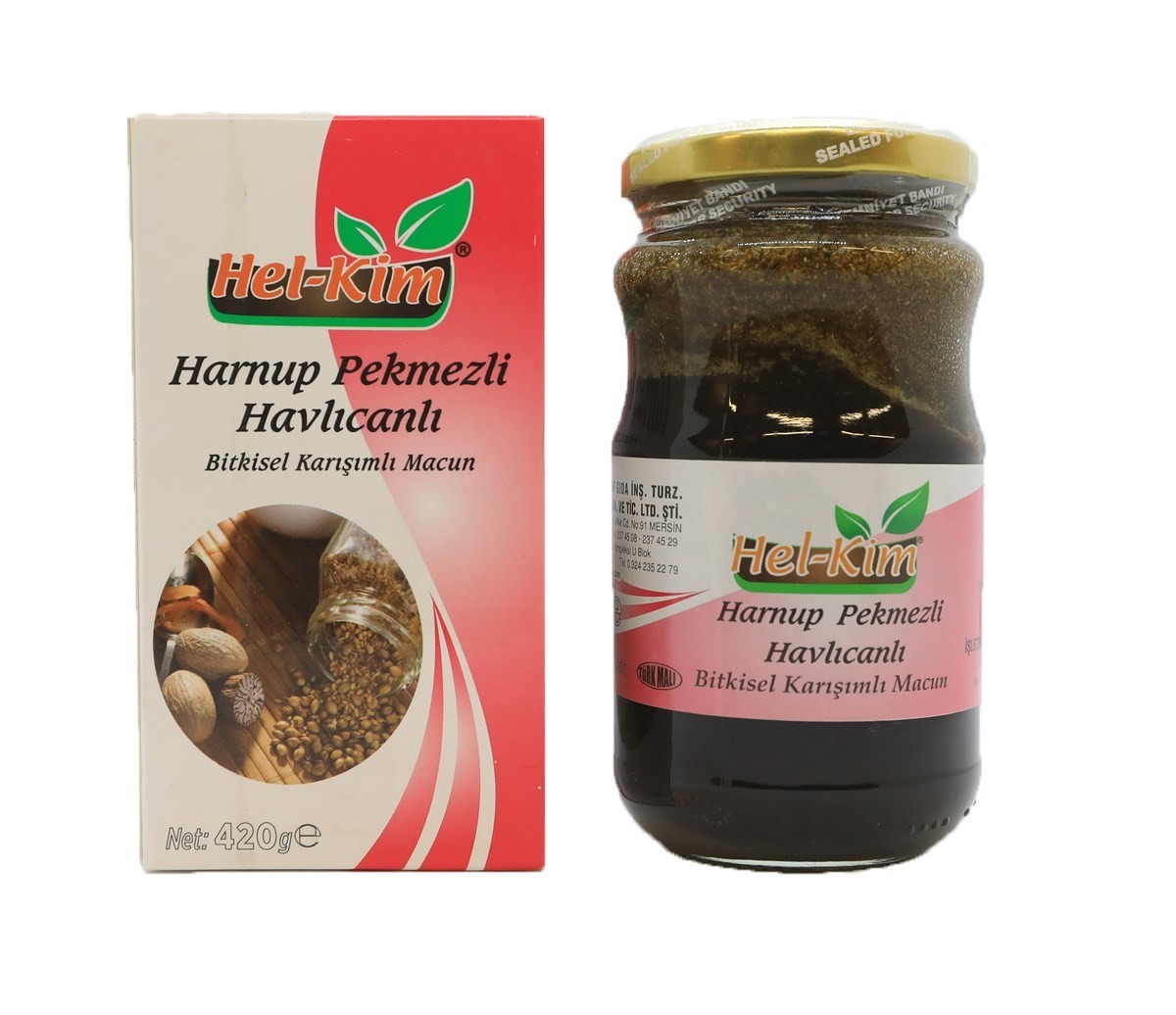 Keçiboynuzu Pekmezli Havlucanlı Macun Helkim 420 Gram