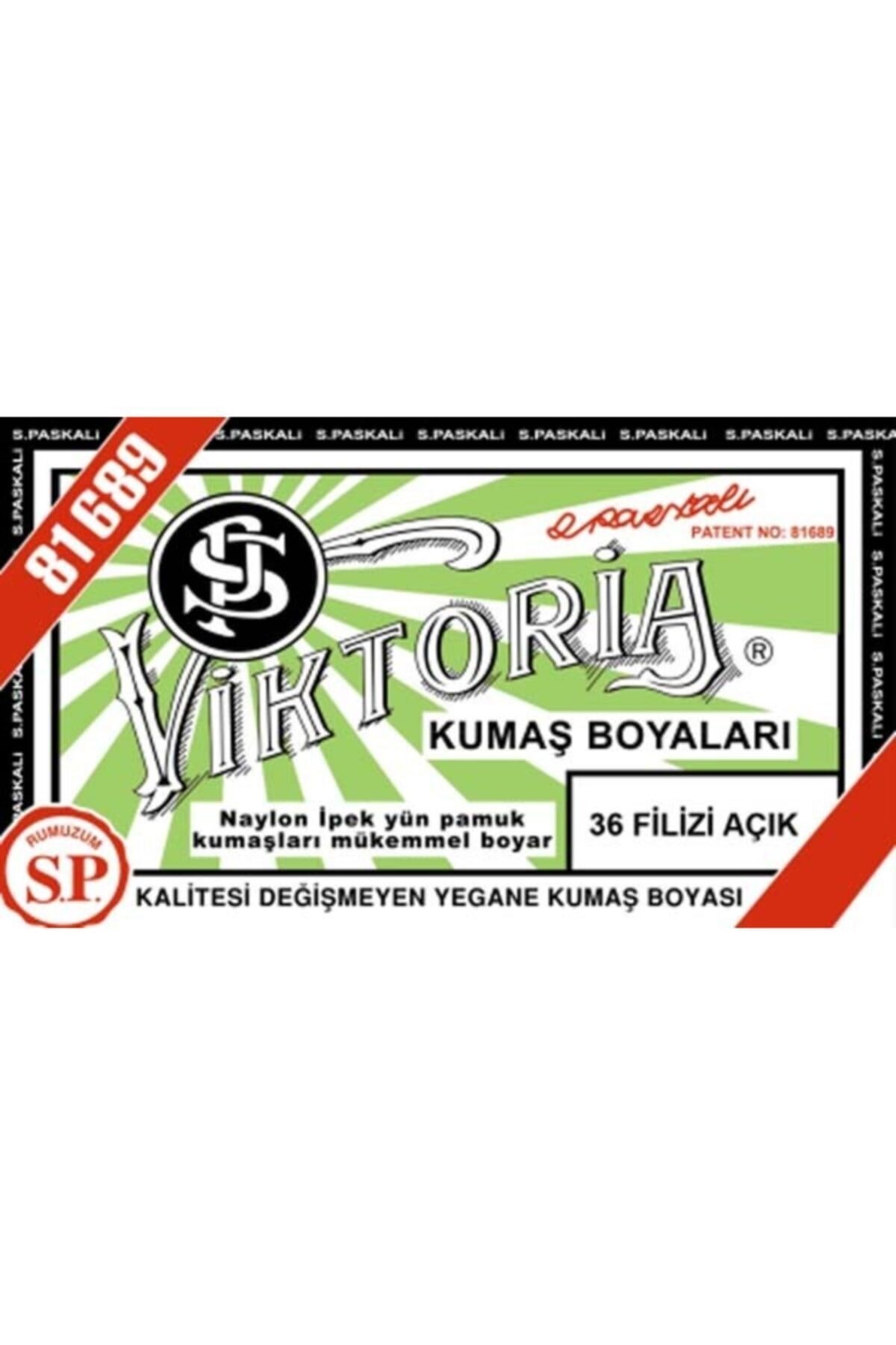 Viktoria Kumaş Boyası Filizi Açık No:36