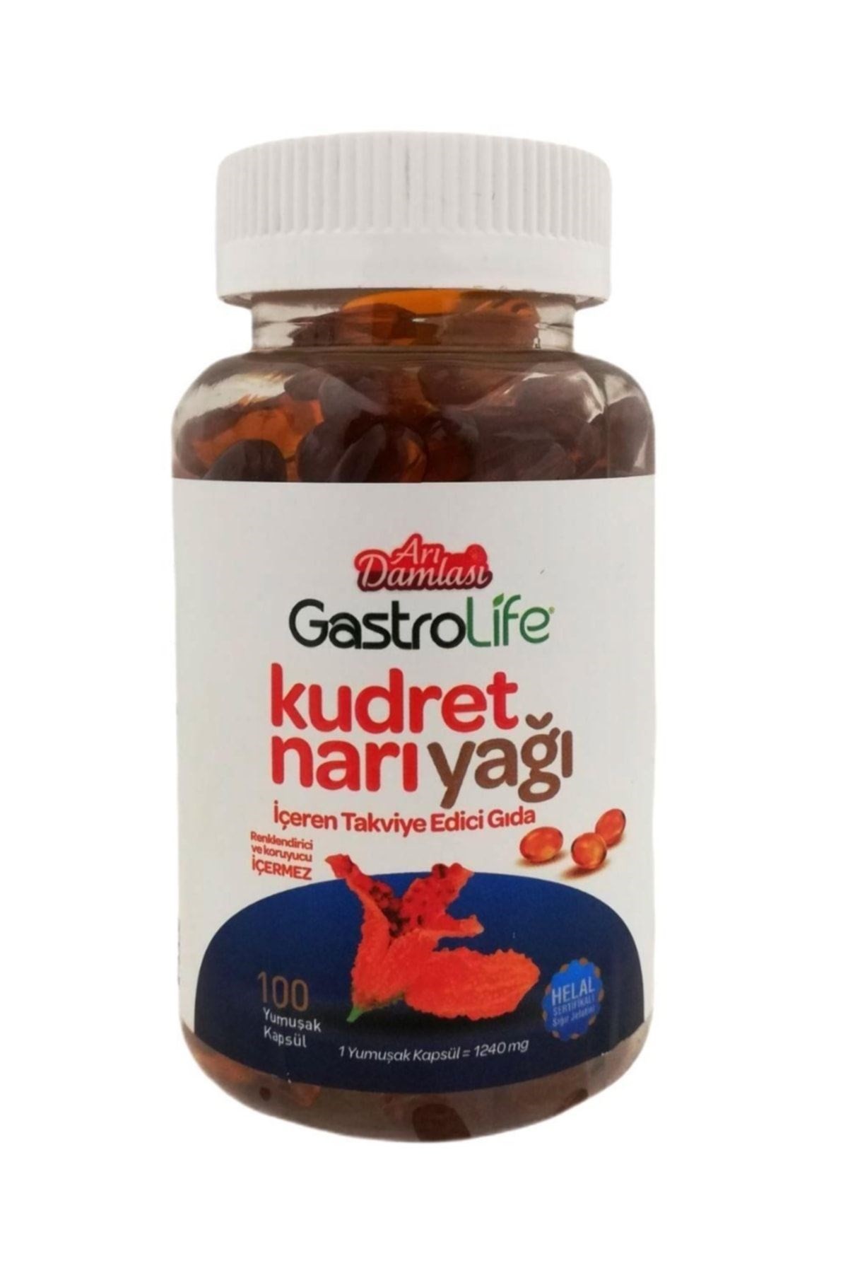 Gastrolife Kudret Narı Yağı Kapsül 100 Adet