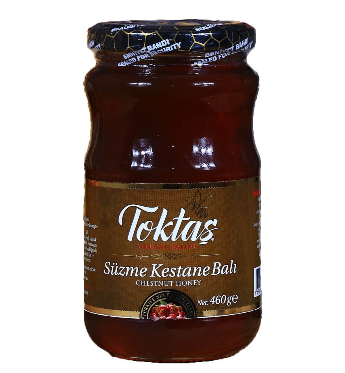 Süzme Kestane Balı 460 Gr Toktaş