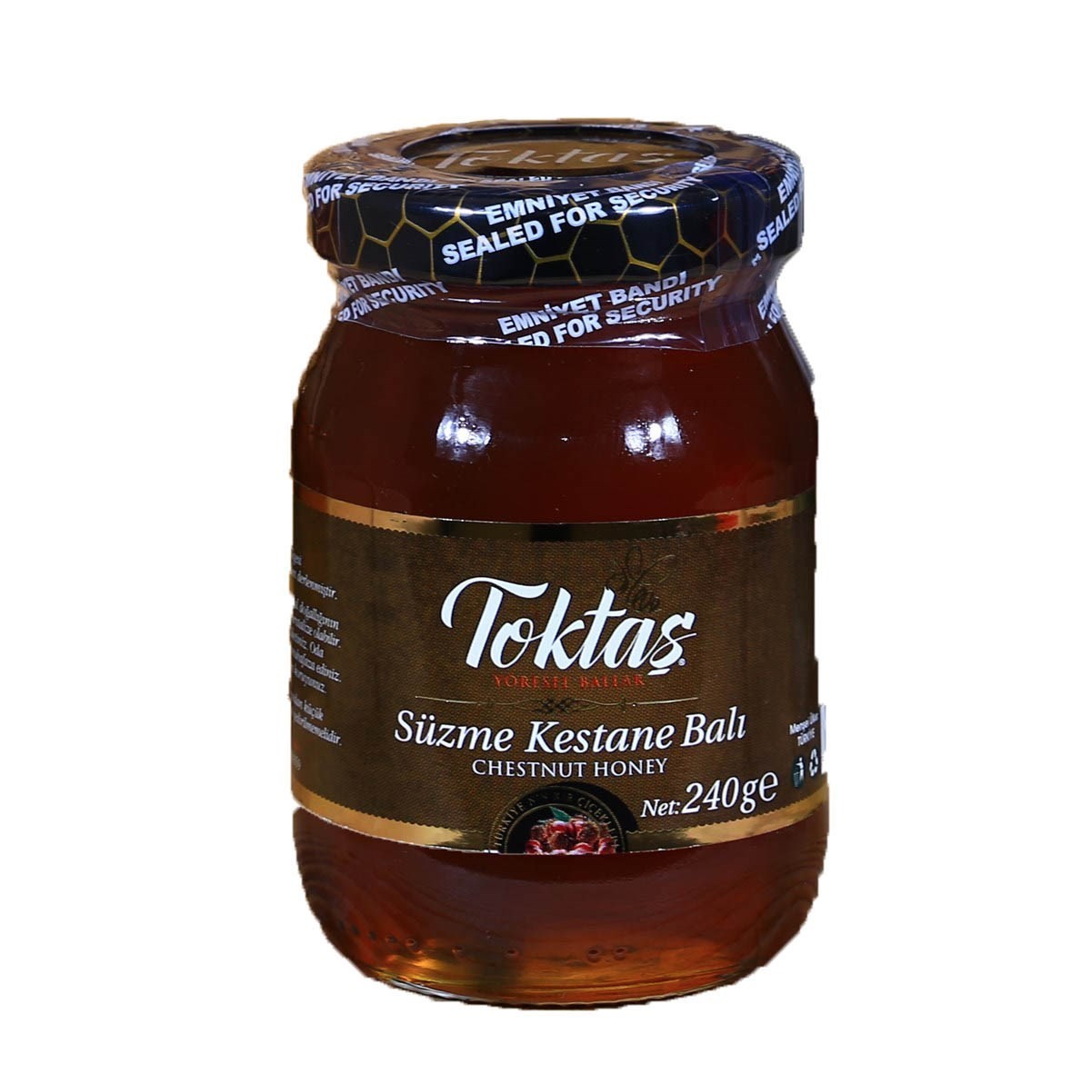 Süzme Kestane Balı 240 Gr Toktaş