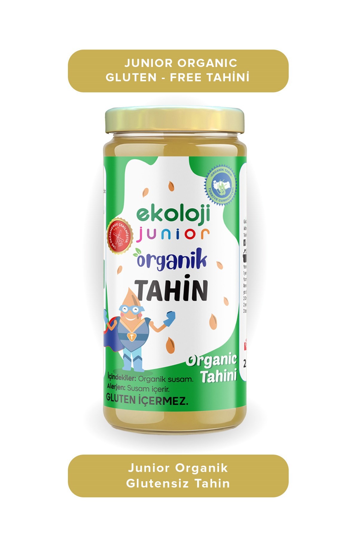 Junior Glutensiz Organik Tahin 230 gr