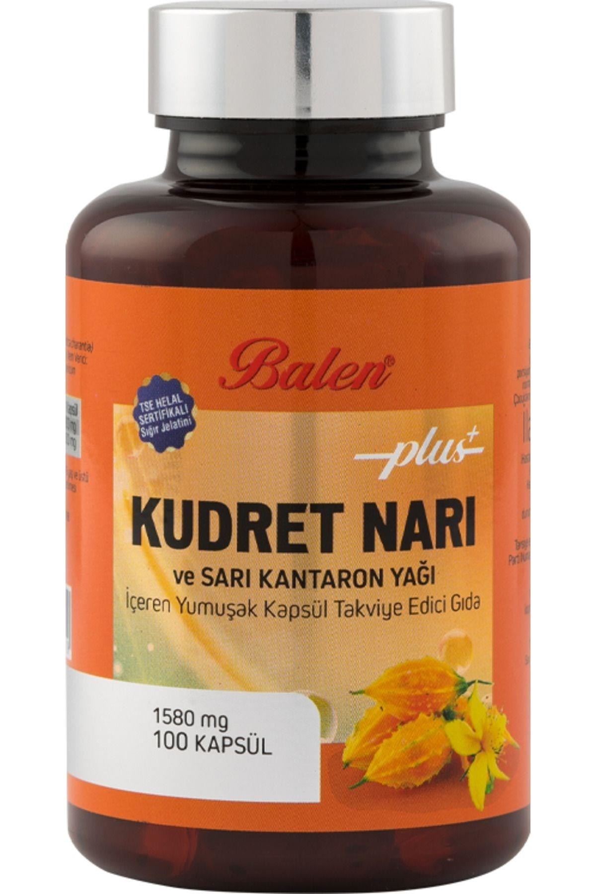 Kudret Narı Ve Sarı Kantaron Yağı Içeren Yumuşak Kapsül 1580 Mg 100 Kapsül